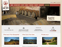 Tablet Screenshot of montpellierwinetours.com